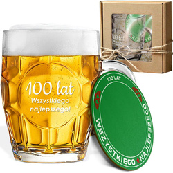 ZESTAW PREZENTOWY PREZENT DLA FACETA CHŁOPAKA NA URODZINY Kufel + PODKŁADKA