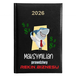 KALENDARZ KSIĄŻKOWY A5 dzienny 2026 ROK TERMINARZ NOTATNIK SZEF SZEFOWA