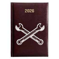 KALENDARZ KSIĄŻKOWY A5 dzienny 2026 TERMINARZ NOTATNIK