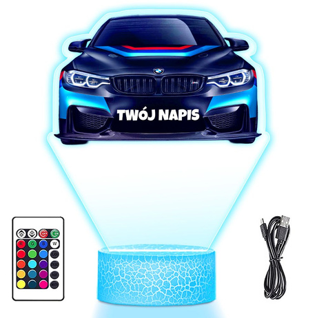 LAMPKA NOCNA LED 3D GAMER GRACZ GRY prezent dziecka URODZINY statuetka