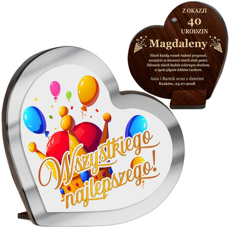 OBRAZEK PAMIĄTKA PREZENT NA URODZINY 18 20 25 30 35 45 50 55 60 65 70 75 80 85 90