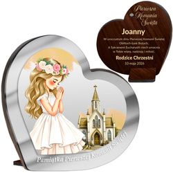 OBRAZEK Pamiątka Pierwszej Komunii Świętej Komunia PREZENT Komunię GRAWER