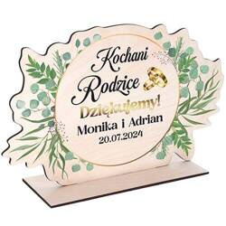 PODZIĘKOWANIE DLA RODZICÓW na ślub wesele prezent