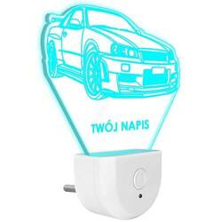Lampka Nocna LED dla Dzieci NISSAN SKYLINE AUTO kontaktu gniazdka CZUJNIK