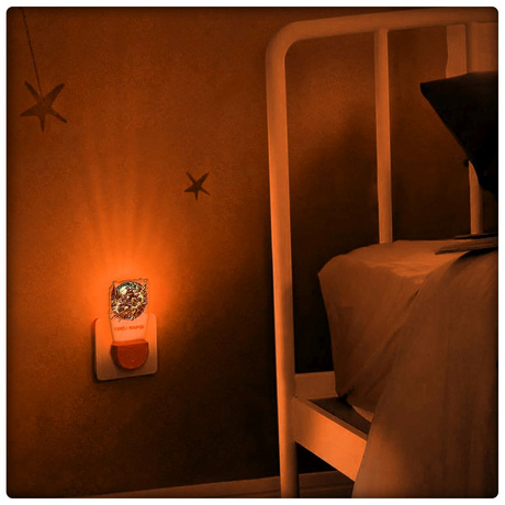 Lampka Nocna LED dla Dziecka QUAD OFFROAD kontaktu gniazdka CZUJNIK