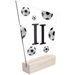 STATUETKA NAGRODA  PIŁKA NOŻNA PIŁKARZ PIŁKARZA 2 miejsce
