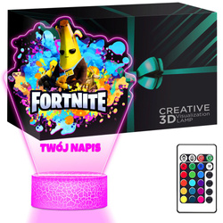 LAMPKA NOCNA LED 3D FORTNITE GRA GAME prezent dziecka URODZINY statuetka