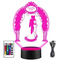 LAMPKA NOCNA prezent PAŃSTWO MŁODZI WESELE ŚLUB DLA PARY MŁODEJ pamiątka