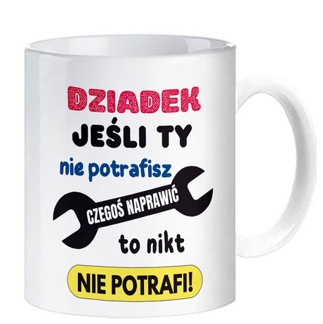 KUBEK NA DZIEŃ DZIADKA PREZENT DLA DZIADKA PRADZIADKA UPOMINEK DO KAWY