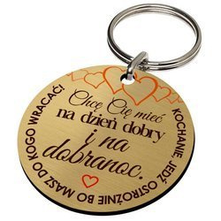 Prezent na Walentynki dla dziewczyny chłopaka NIEGO NIEJ BRELOK upominek