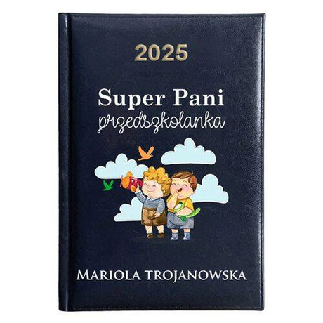 KALENDARZ KSIĄŻKOWY A5 dzienny 2025 ROK TERMINARZ NOTATNIK PRZEDSZKOLANKA
