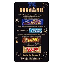 PREZENT chłopaka DZIEŃ CHŁOPAKA faceta tabliczka