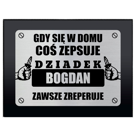 MULTITOOL 13w1 Z GRAWEREM prezent dla dziadka na święta Dzień Dziadka