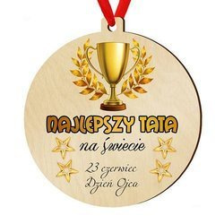 Dzień ojca TATY prezent upominek MEDAL