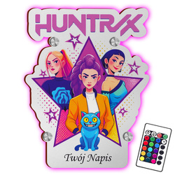 LAMPKA NOCNA LED Huntrix Łowczynie Demonów prezent DLA DZIECKA NA ŚCIANĘ