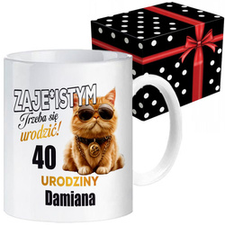 KUBEK PREZENT NA URODZINY DLA MAMY TATY KOLEŻANKI KOLEGI faceta chłopaka 18