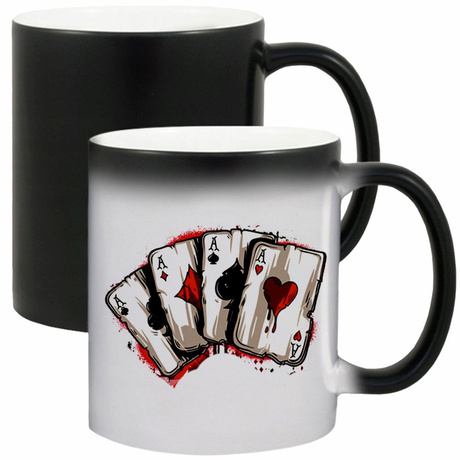 KUBEK SPORTOWY NAGRODA DLA POKERZYSTY POKER KARTY KARCIARSTWO KARCIARZA