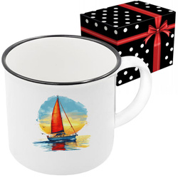 KUBEK SPORTOWY NAGRODA DLA ŻEGLARZA ŻEGLARSTWO REGATY ŻEGLOWANIE