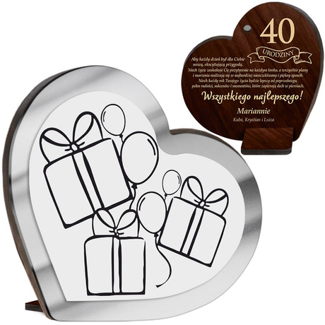 OBRAZEK PAMIĄTKA PREZENT NA URODZINY 18 20 25 30 35 45 50 55 60 65 70 75 80 85 90