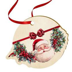 Bombka PREZENT BOŻE NARODZENIE ŚWIĘTA ŚWIĄTECZNY UPOMINEK CHOINKĘ MIKOŁAJ