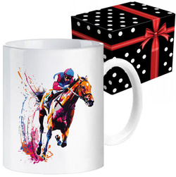 KUBEK SPORTOWY NAGRODA DLA JEŹDZCA KOŃ JEŹDZIECTWO JEŹDZIEC JAZDA KONNA