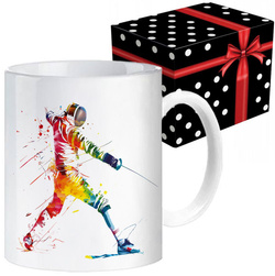 KUBEK SPORTOWY NAGRODA DLA SZERMIERZA SZERMIERZ SZERMIERCZE SZERMIERKA