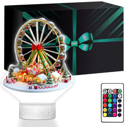 LAMPKA NOCNA LED 3D SZOPKA BOŻE NARODZENIE prezent dla dziecka NA ŚWIĘTA