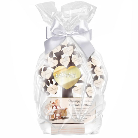 Prezent na Dzień Babci i Dziadka statuetka DRZEWKO SZCZĘŚCIA GRAWER DLA BABCI DZIADKA Dziadków