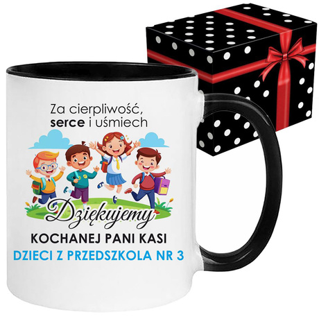 KUBEK NA DZIEŃ NAUCZIELA Z NADRUKIEM PERSONALIZOWANY PREZENT OD KLASY WZORY 