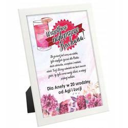 PREZENT NA URODZINY UPOMINEK OBRAZEK