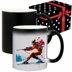 KUBEK SPORTOWY NAGRODA DLA BIATHLONISTY BIATHLON STRZELECTWO BIATHLONISTA