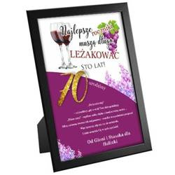 PREZENT NA URODZINY 20 30 40 50 60 70 80 OBRAZEK