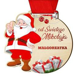 Medal prezent na mikołaja przedszkolaka ucznia P