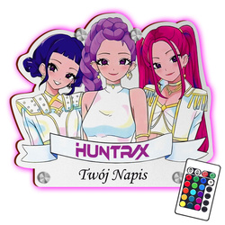 LAMPKA NOCNA LED Huntrix Łowczynie Demonów prezent DLA DZIECKA NA ŚCIANĘ