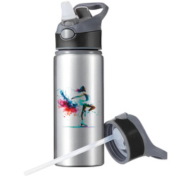 BIDON SPORTOWY BUTELKA NA WODĘ SŁOMKĄ UCHWYTEM ŁYŻWIARSTWO JAZDA FIGUROWA