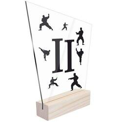2 miejsce Statuetka sportowa nagroda karate tradycyjne zawodnika drużyny