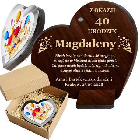 OBRAZEK PAMIĄTKA PREZENT NA URODZINY 18 20 25 30 35 45 50 55 60 65 70 75 80 85 90