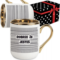 KUBEK BEZ CENZURY SP#ERDALAJ MIŁEGO DNIA A TERAZ WYP#ERDALAJ IDŹ PAN W CH#J PREZENT UKRYTY PRZEKAZ