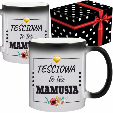 MAGICZNY KUBEK DZIEŃ MAMY MATKI PREZENT DLA TEŚCIOWEJ TEŚCIOWA MAMA