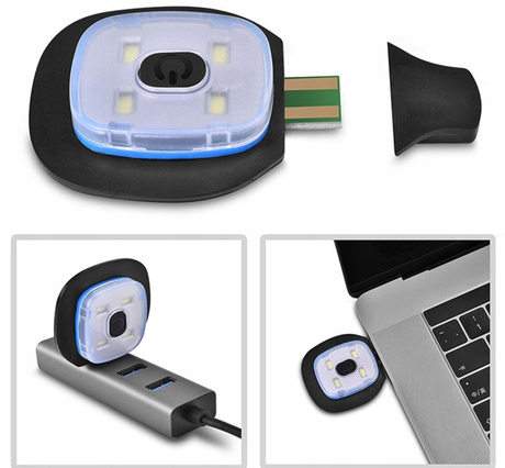 ŚWIECĄCA CZAPKA LED prezent dla taty dziadka męża na Święta 18-99 urodziny