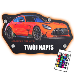 LAMPKA NOCNA LED Samochód Mercedes prezent DLA DZIECKA NA ŚCIANĘ UPOMINEK