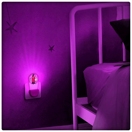 Lampka Nocna LED dla Dziecka SIATKARKA SIATKÓWKA kontaktu gniazdka CZUJNIK