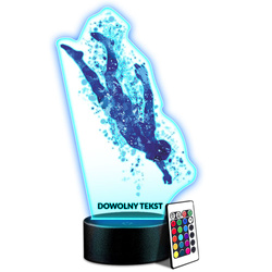 NAGRODA STATUETKA SPORTOWA DLA PŁYWAKA W PŁYWANIU NURKOWANIE PŁYWANIE