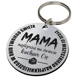 DZIEŃ MAMY dla kobiet prezent BRELOK DO KLUCZY