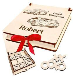 DZIEŃ CHŁOPAKA PREZENT UPOMINEK GRA KÓŁKO KRZYŻYK