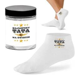 SKARPETKI STOPKI PREZENT NA DZIEŃ OJCA URODZINY 1-99 TEŚCIA TATY TATA 40-45