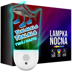 Lampka Nocna LED dla Dziecka TRALALELO TRALALA kontaktu gniazdka CZUJNIK