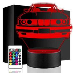 LAMPKA NOCNA LED BMW M5 F34 AUTO 3D + PILOT prezent URODZINY statuetka