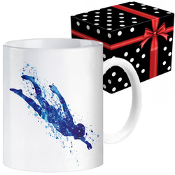 KUBEK SPORTOWY NAGRODA DLA PŁYWAKA PŁYWANIE W PŁYWANIU PŁYWACKIE PŁYWAK