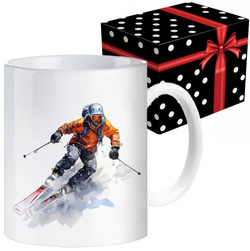 KUBEK SPORTOWY NAGRODA DLA NARCIARZA NARCIARSTWO NARCIARZ